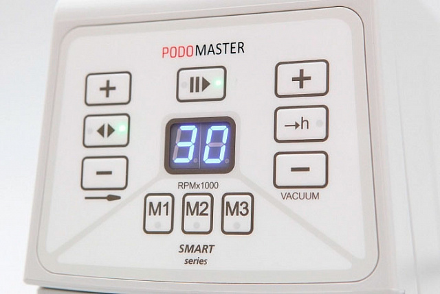 Педикюрный аппарат Podomaster Smart с пылесосом, 30000 об/мин